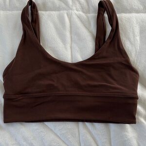 lululemon athletica Chocolate Crop Top